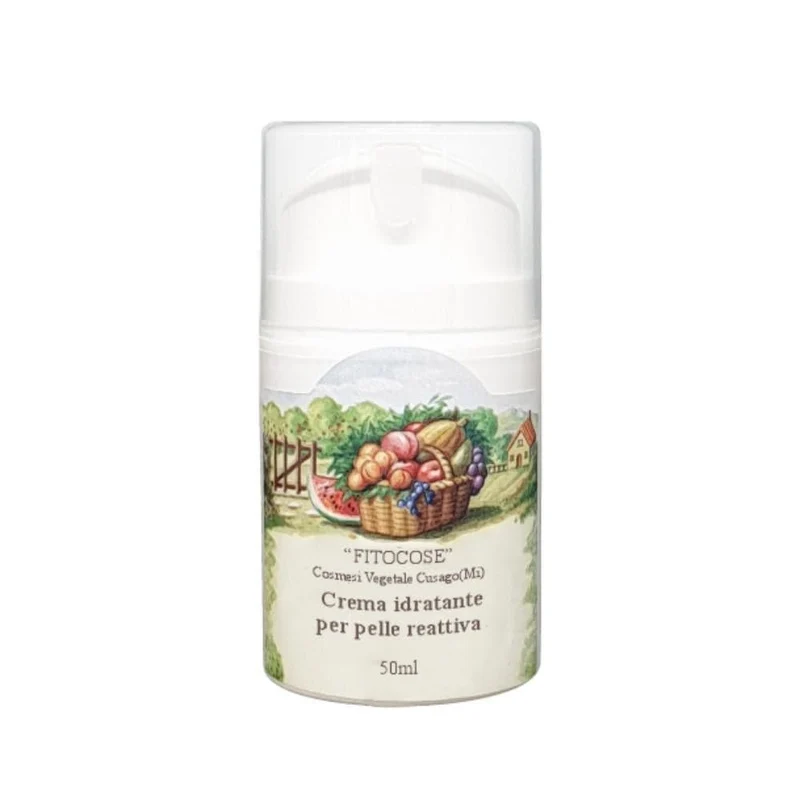 Crema viso idratante pelle reattiva, 50 ml - Fitocose