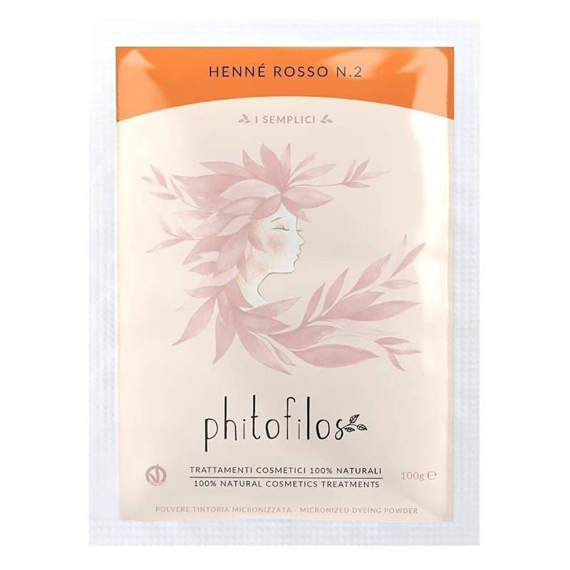 Henné rosso n.2 I Semplici, 100 g - Phitofilos