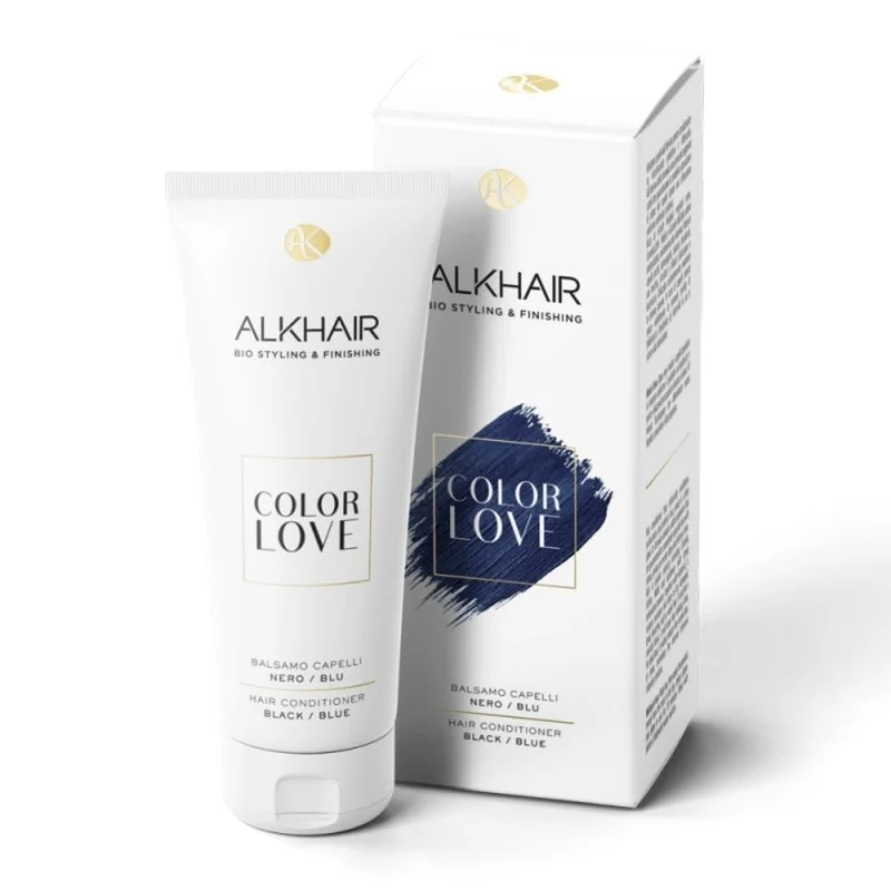 Balsamo capelli nero/blu Color Love, 200 ml - Alkemillla