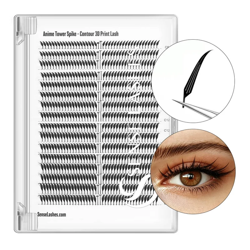 Anime Fox Spike - Contour Laser Print Eyelash Extension