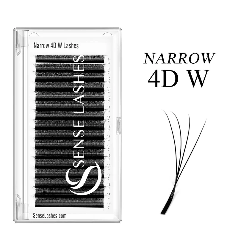 Narrow 4D W Eyelash Extension