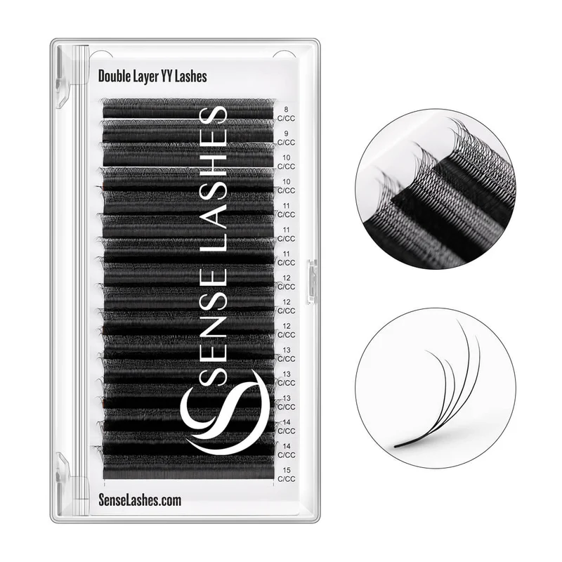 Double Layer Y Lashes (Soft, wispy and textured look)
