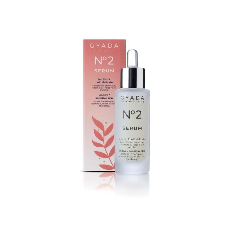 Siero Viso N. 2 lenitivo / pelli delicate, 30 ml - Gyada Cosmetics
