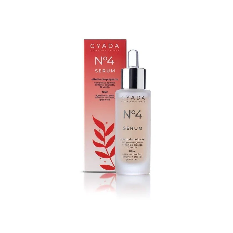 Siero Viso N. 4 effetto rimpolpante, 30 ml - Gyada Cosmetics