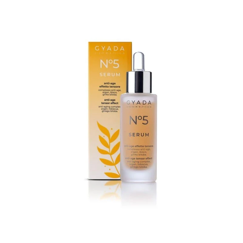 Siero Viso N. 5 anti-age / effetto tensore, 30 ml - Gyada Cosmetics