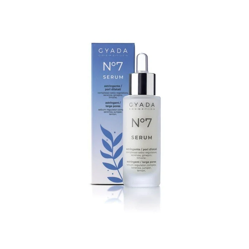 Siero Viso N. 7 astringente / pori dilatati, 30 ml - Gyada Cosmetics