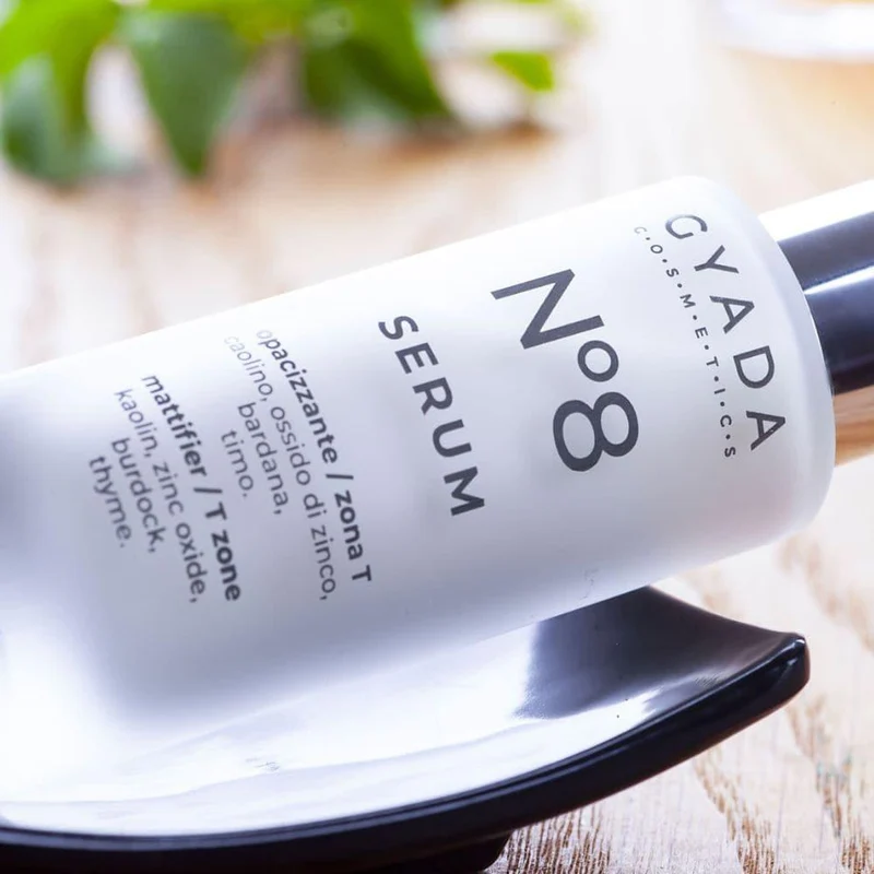 Siero Viso N. 8 opacizzante / zona T, 30 ml - Gyada Cosmetics