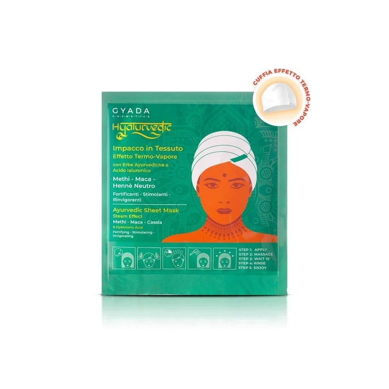 Impacco ayurvedico in tessuto fortificante Hyalurvedic, 1 pz - Gyada Cosmetics