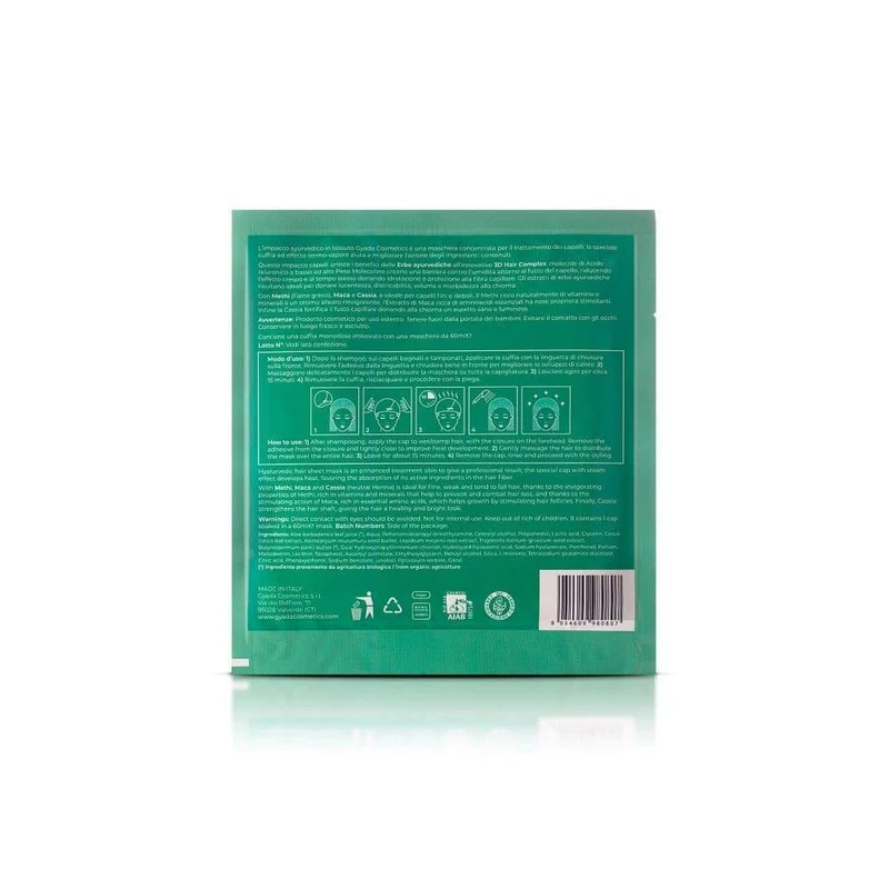 Impacco ayurvedico in tessuto fortificante Hyalurvedic, 1 pz - Gyada Cosmetics