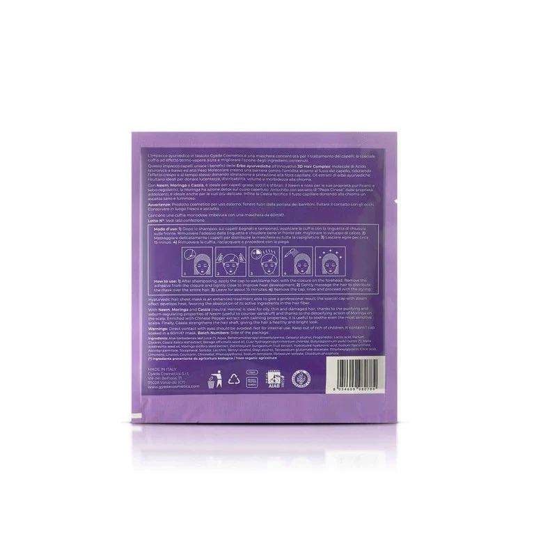 Impacco ayurvedico in tessuto purificante Hyalurvedic, 1 pz - Gyada Cosmetics