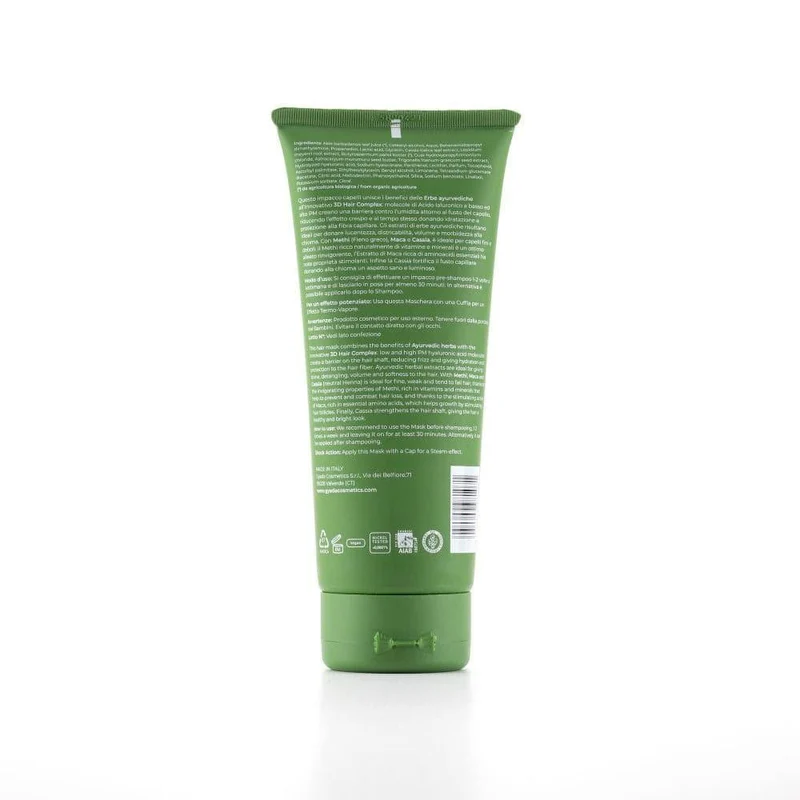 Impacco ayurvedico fortificante Methi, Maca, Hennè Hyalurvedic, 200 ml - Gyada Cosmetics