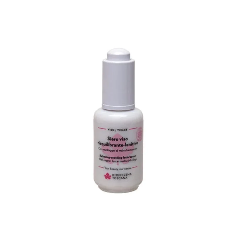 Siero viso riequilibrante-lenitivo, 30 ml - Biofficina Toscana