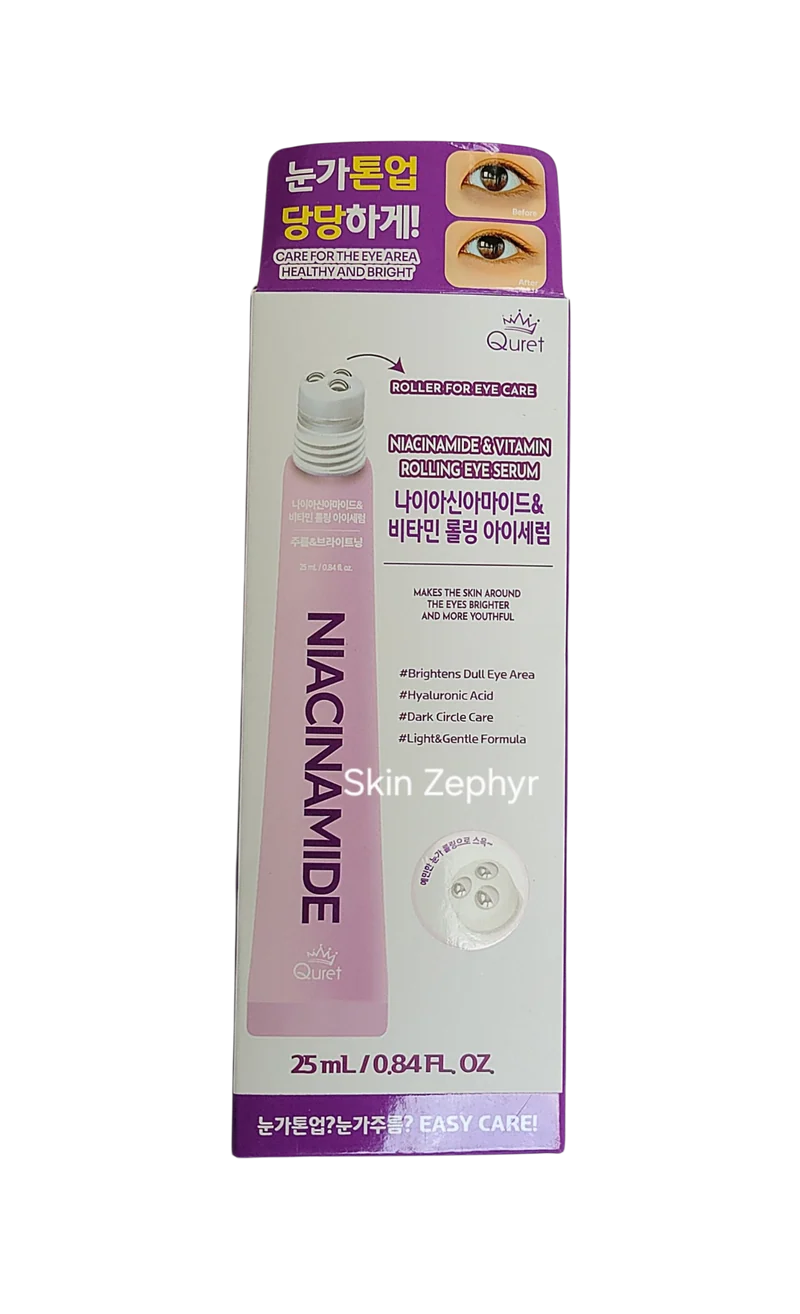 Quret Niacinamide & Vitamin Rolling Eye Serum