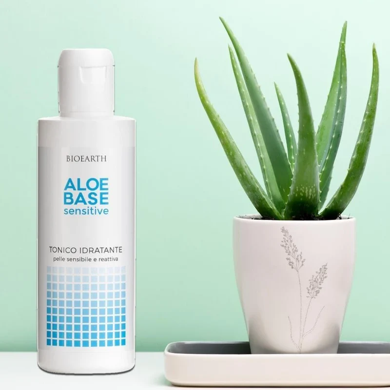 Tonico idratante pelle sensibile e reattiva Aloe Base Sensitive, 200 ml - Bioearth
