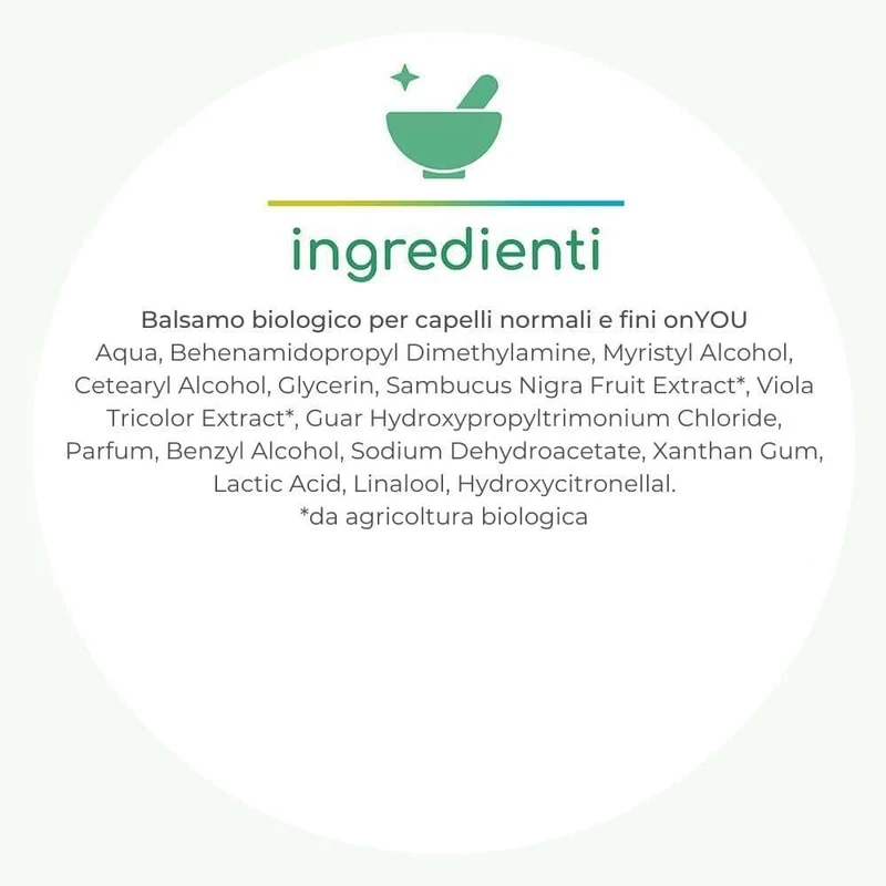 Balsamo biologico per capelli normali e fini onYOU, 150 ml - Officina Naturae