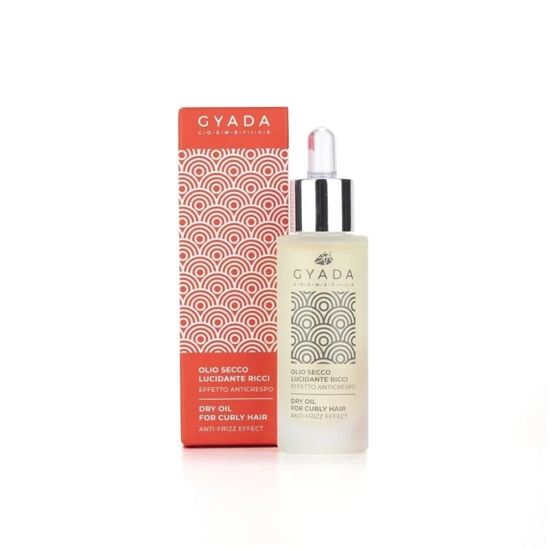 Olio secco capelli lucidante ricci, 30 ml - Gyada Cosmetics