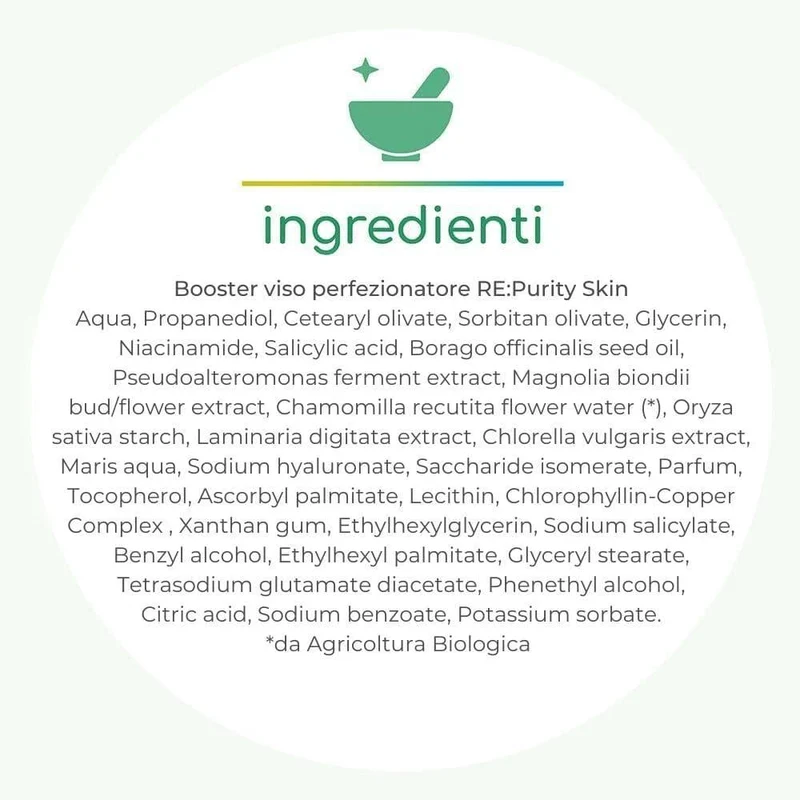 Booster viso perfezionatore RE: Purity Skin, 30 ml - Gyada Cosmetics
