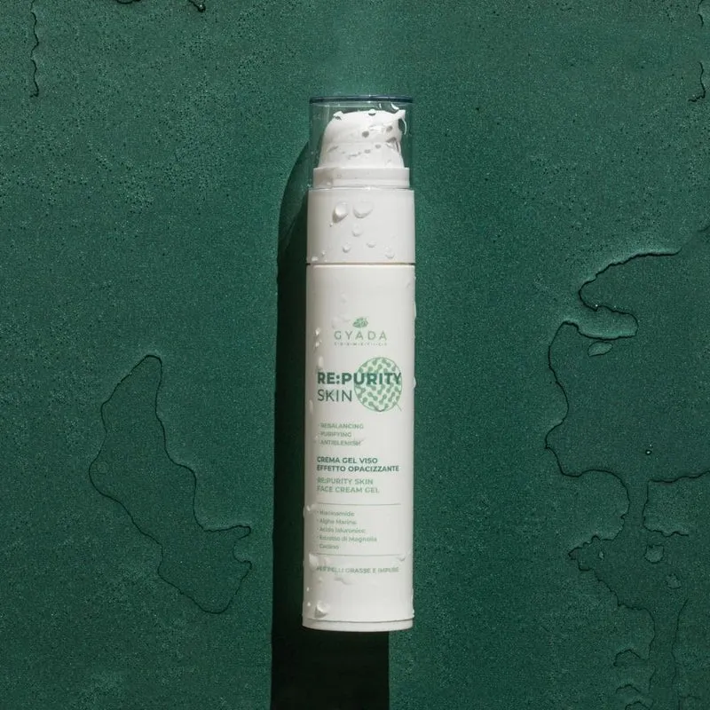 Crema gel viso effetto opacizzante RE: Purity Skin, 50 ml - Gyada Cosmetics