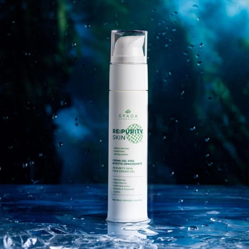 Crema gel viso effetto opacizzante RE: Purity Skin, 50 ml - Gyada Cosmetics