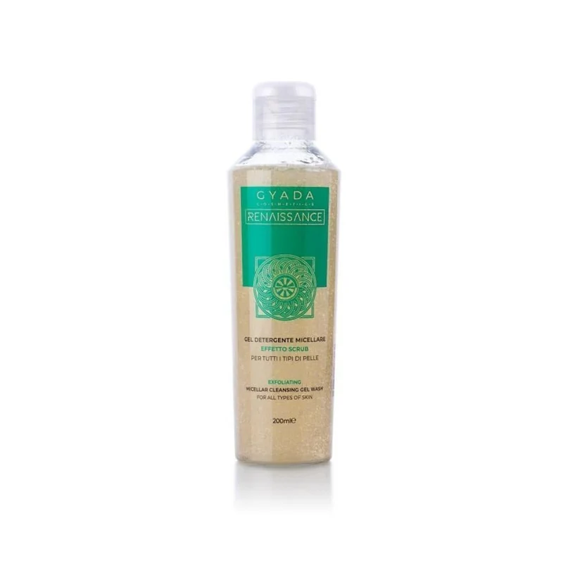 Gel detergente micellare scrub, 200 ml - Gyada Cosmetics