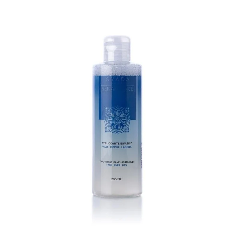 Struccante bifasico viso occhi labbra, 200 ml - Gyada Cosmetics
