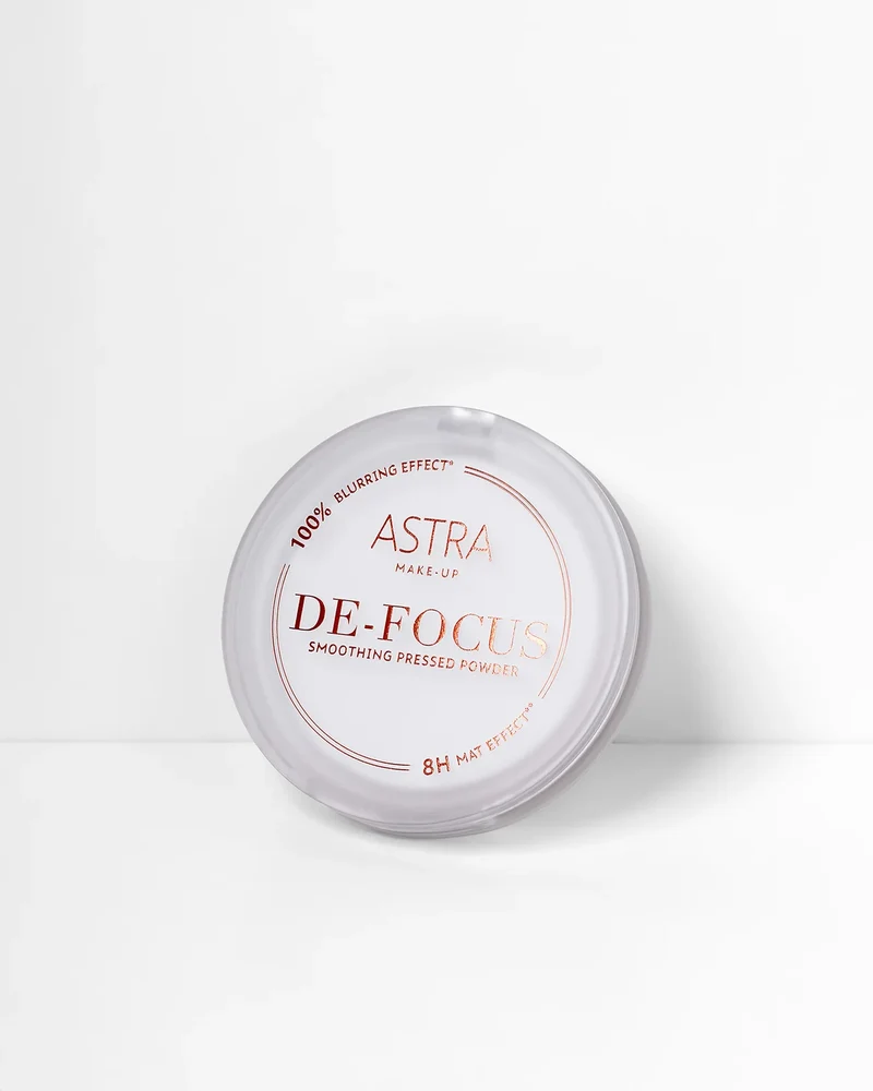 Astra De-Focus Smoothing Pressed Powder 8H Matt Effect - 01 Translucent Blur