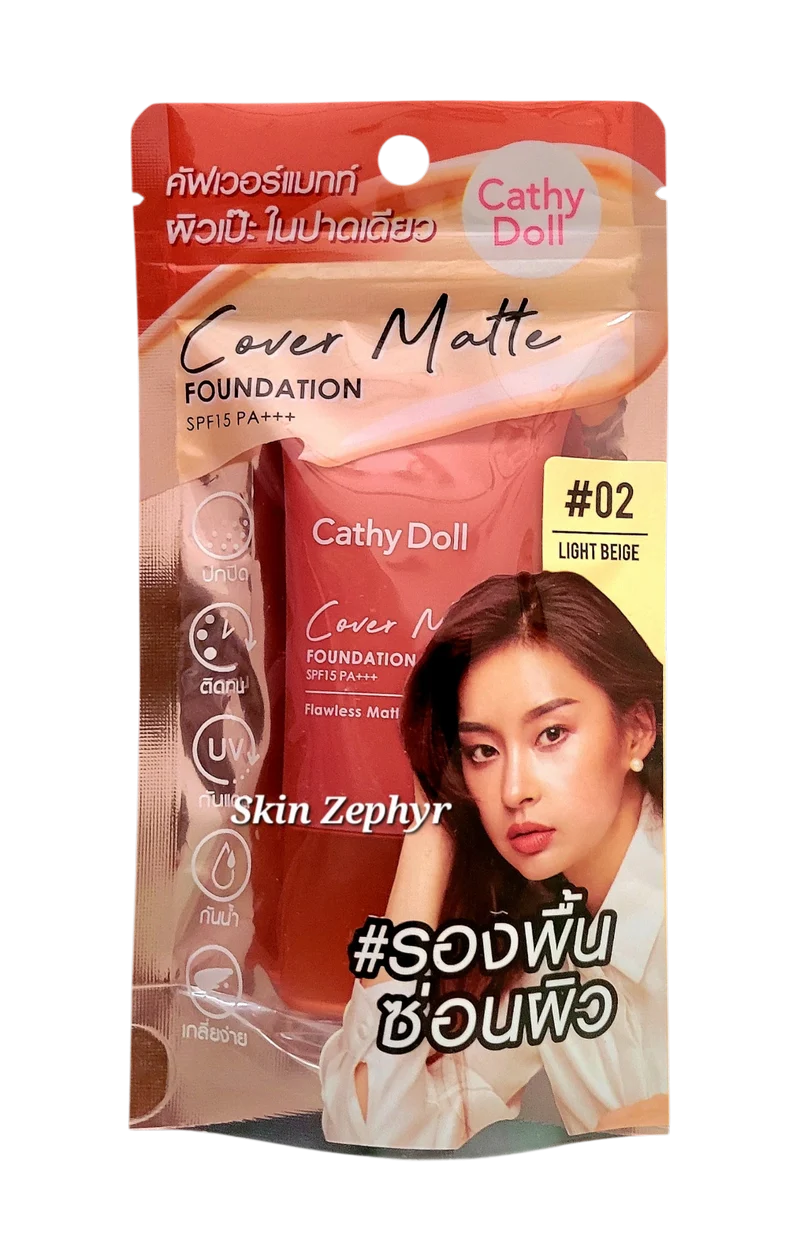 Cathy Doll Cover Matte Foundation SPF 15 PA+++