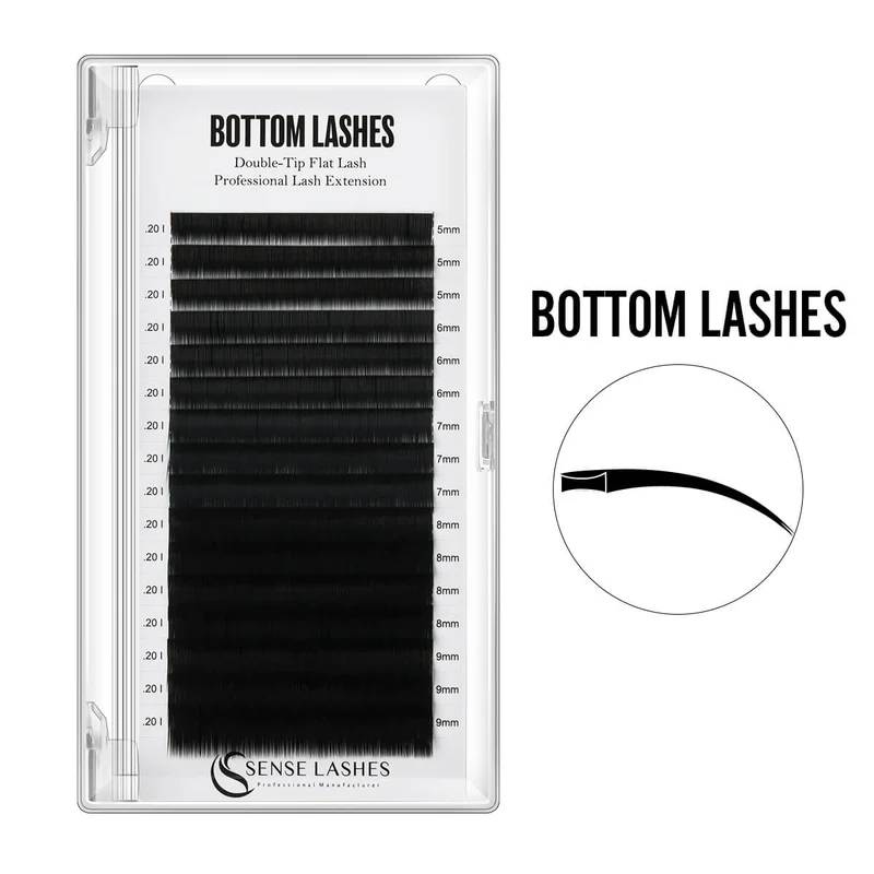 Bottom Lash Extensions | 16 Rows