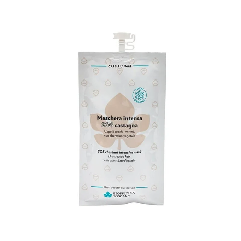 Maschera intensa SOS castagna, 50 ml - Biofficina Toscana