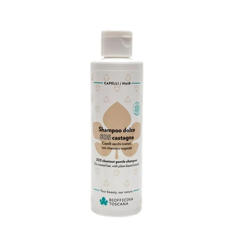 Shampoo dolce SOS castagna, 200 ml - Biofficina Toscana