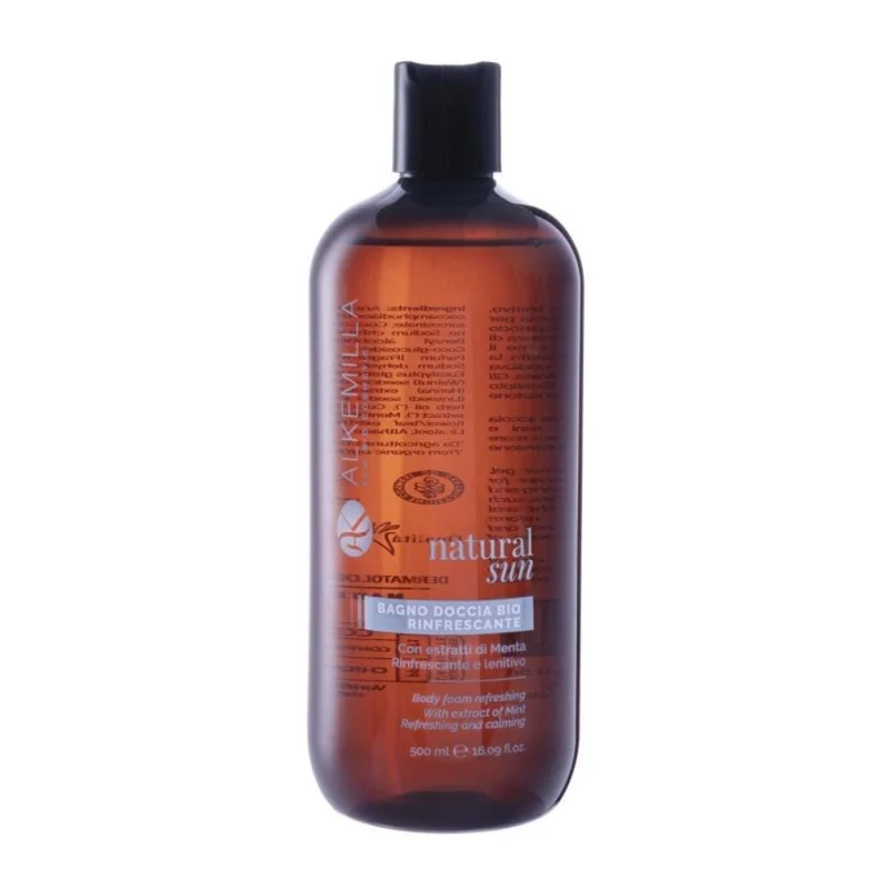 Bagnodoccia rinfrescante alla menta, 500 ml - Alkemilla