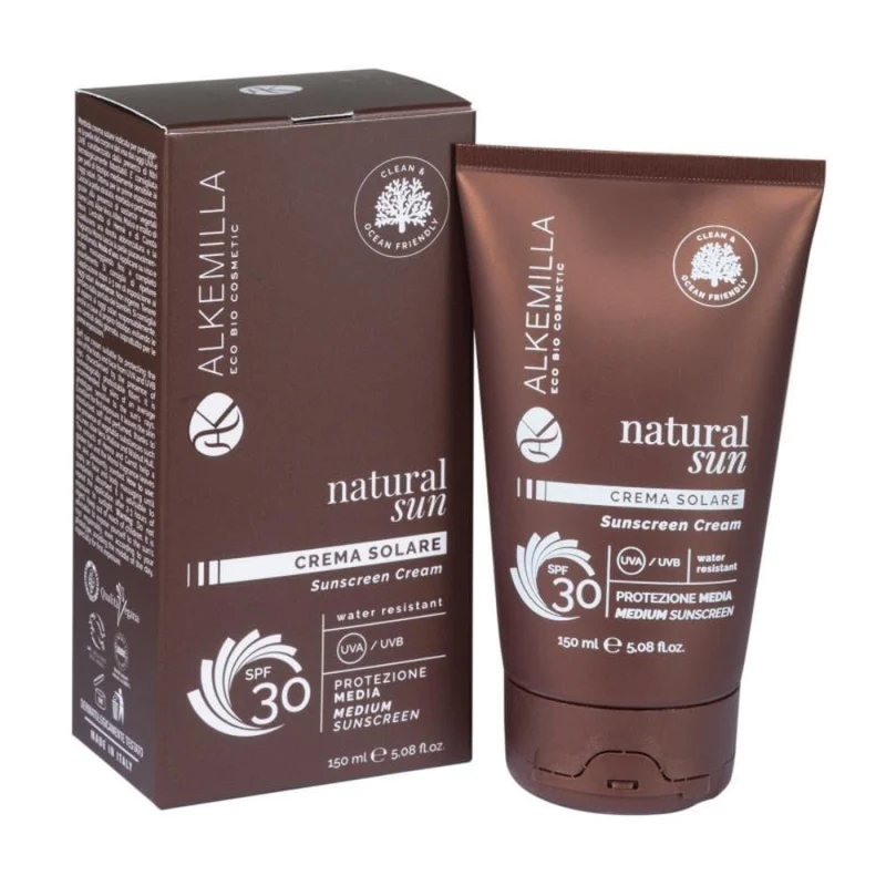 Crema solare media protezione spf 30, 150 ml - Alkemilla