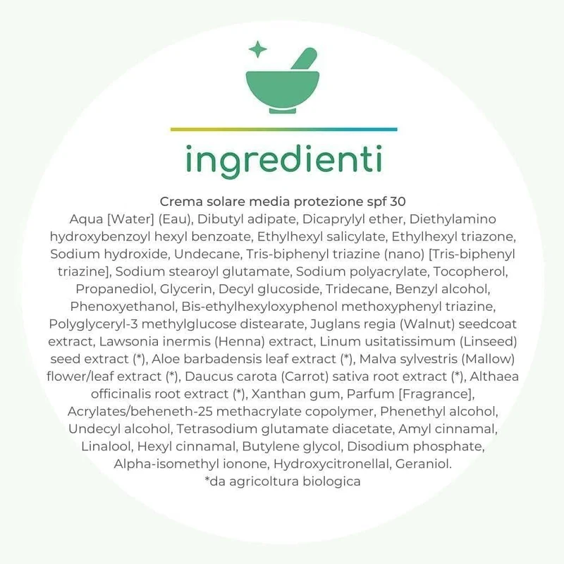 Crema solare media protezione spf 30, 150 ml - Alkemilla