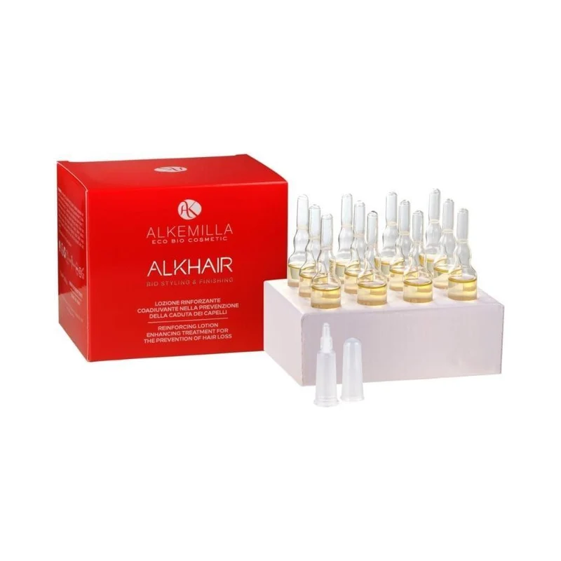 Lozione rinforzante anticaduta Alkhair, 12 pz - Alkemilla