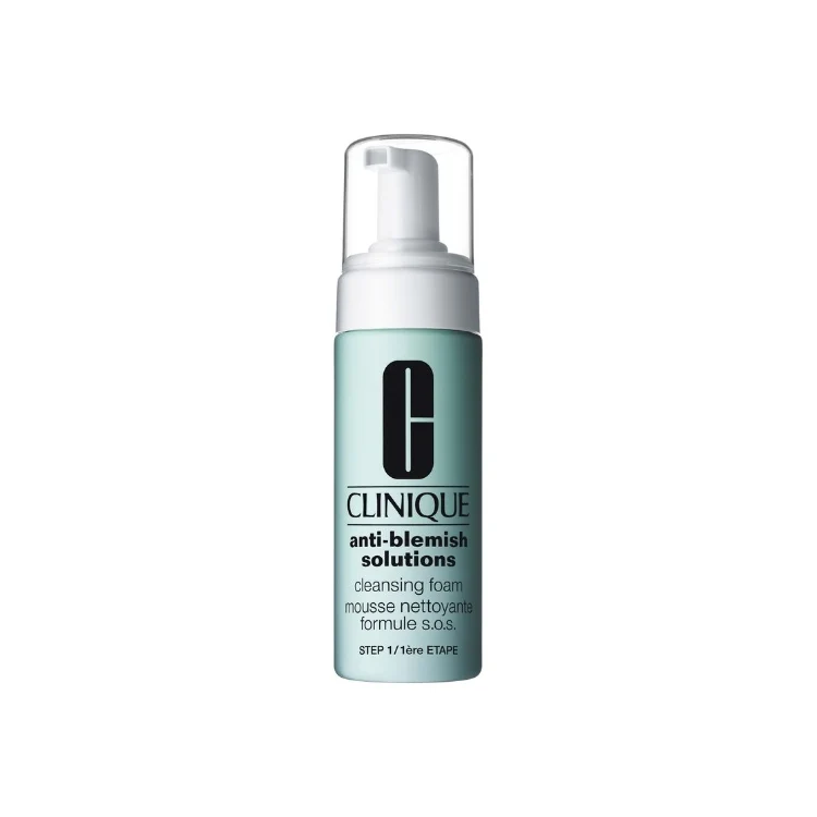 Clinique - Anti-Blemish Solutions - Cleasing Foam - Mousse Nettoyante Anti-Imperfections - All Skyn Types - Tous Types De Peau - Step1/Étape1