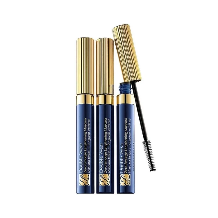 Estée Lauder - Travel Exclusive - 3 Double Wear - Zero-Smudge Lengthening Mascara - Mascara Tenue Et Longueur Extrême - Cofanetto donna