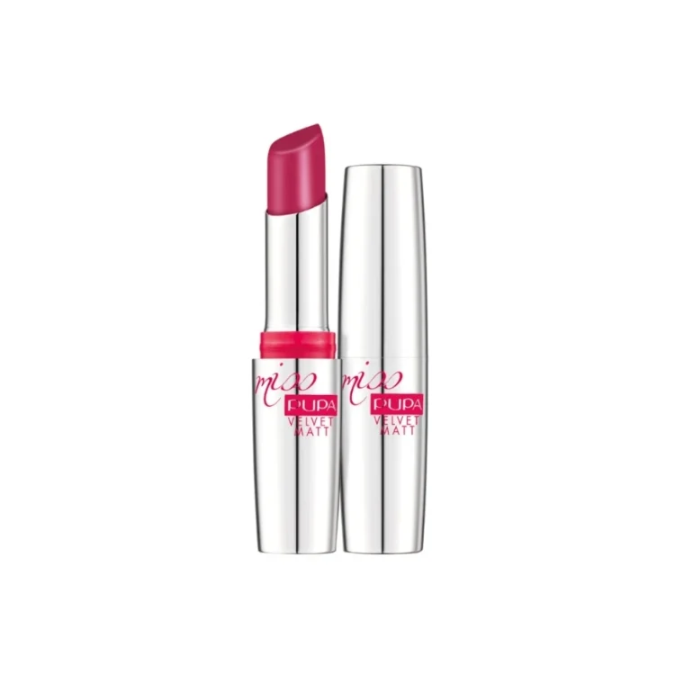 Pupa - Miss Velvet Matt - Rossetto Matt A Lunga Tenuta - Long-Lasting Matt Lip Colour - Rouge À Lèvres Mat À Longue Tenue