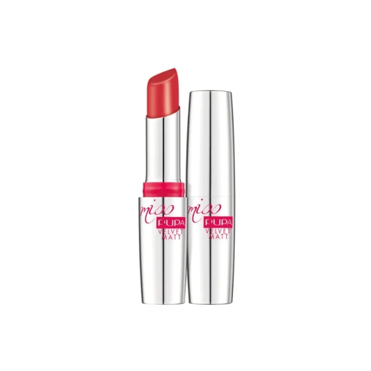 Pupa - Miss Velvet Matt - Rossetto Matt A Lunga Tenuta - Long-Lasting Matt Lip Colour - Rouge À Lèvres Mat À Longue Tenue