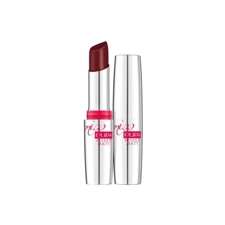Pupa - Miss Velvet Matt - Rossetto Matt A Lunga Tenuta - Long-Lasting Matt Lip Colour - Rouge À Lèvres Mat À Longue Tenue
