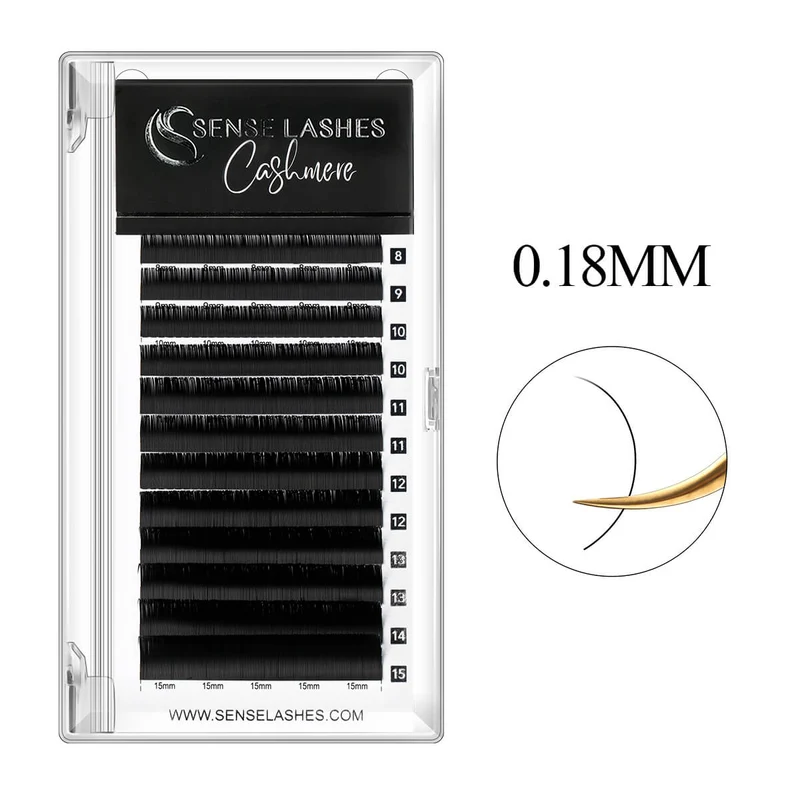0.18MM Cashmere Premium Classic Eyelash Extensions