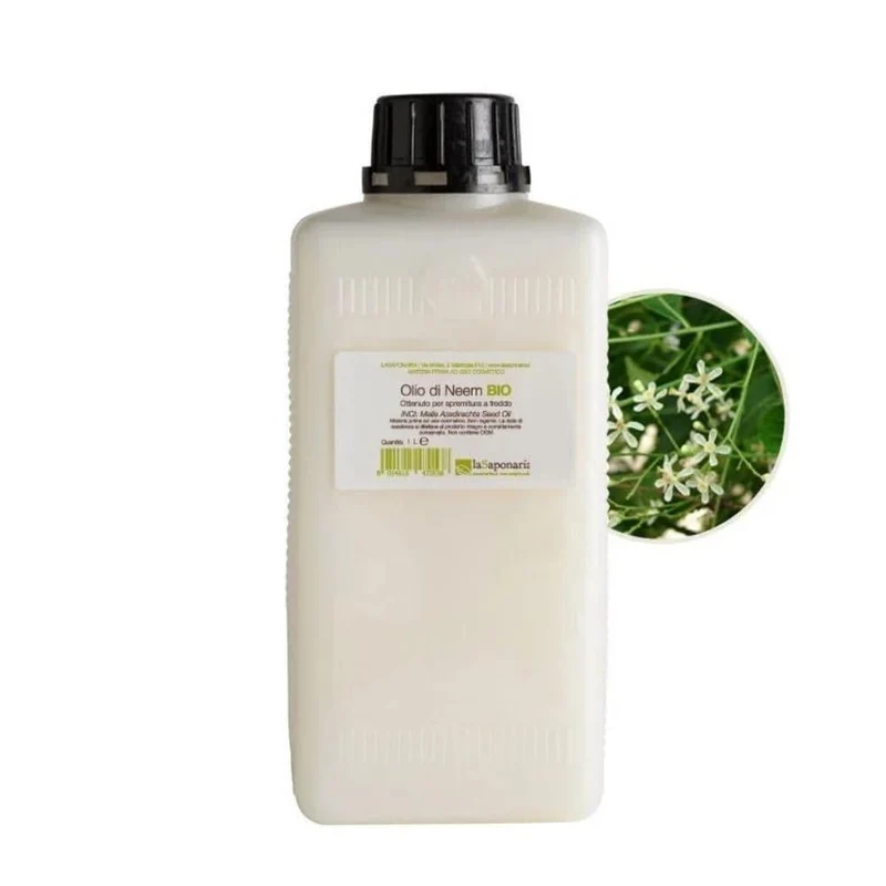 Olio di neem bio, 1 L - La Saponaria
