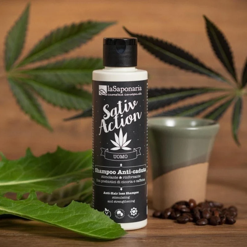 Sativ Action shampoo anti-caduta, 150 ml - La Saponaria
