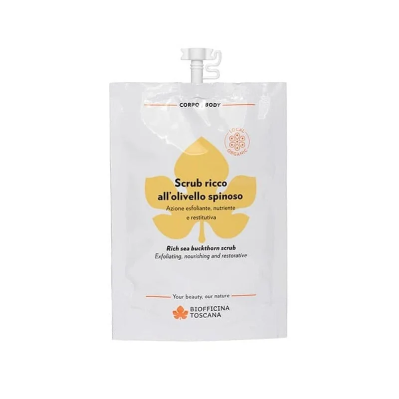 Scrub ricco all’olivello spinoso, 70 gr - Biofficina Toscana
