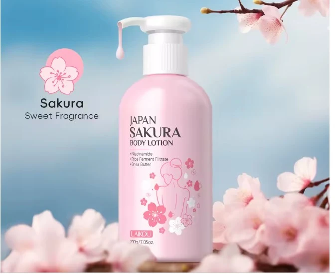 Laikou Cherry Blossom Body Lotion