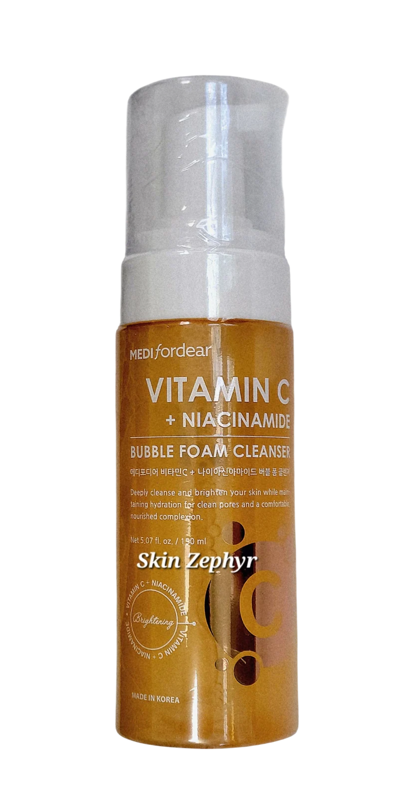 Medifordear Vitamin C + Niacinamide Bubble Foaming Cleanser