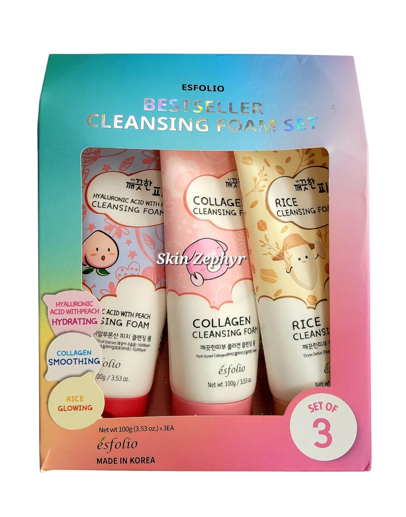 Esfolio Best Selling Cleansing Foam Set