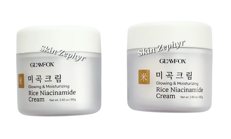 Glamfox Rice Niacinamide Glowing & Moisturizing Cream Duo