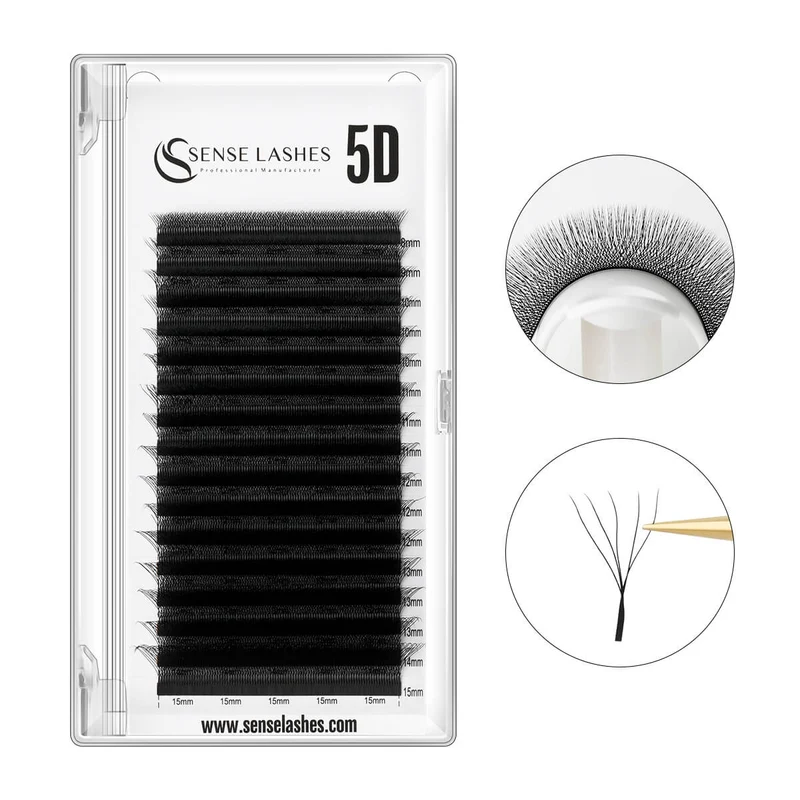 W-Shape 5D Premade Volume Fan Lashes