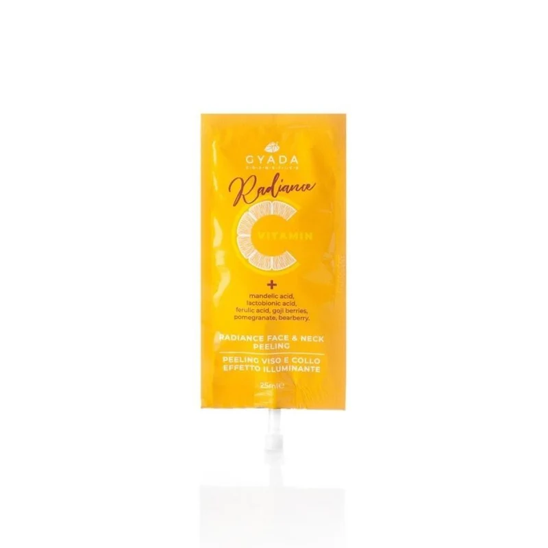 Peeling viso e collo illuminante Radiance, 25 ml - Gyada Cosmetics