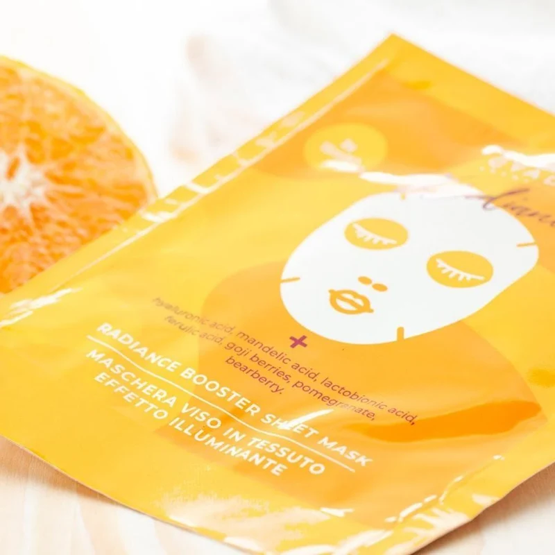 Maschera viso in tessuto illuminante Radiance, 1 pz - Gyada Cosmetics